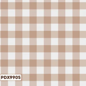 Papel de Parede Xadrez Marrom Claro Biarritz - PDX9905