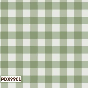 Papel de Parede Xadrez Verde Erva-Doce Biarritz - PDX9901