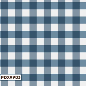 Papel de Parede Xadrez Azul Escuro Biarritz - PDX9903