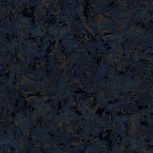 Papel de Parede Abstrato Azul Petróleo com Brilho Biarritz - PDL5007