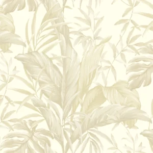 Papel de Parede Floral Champagne e Pérola Biarritz - PDF4201