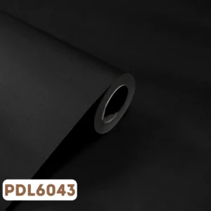 Papel de Parede Liso Preto Absoluto - PDL6043