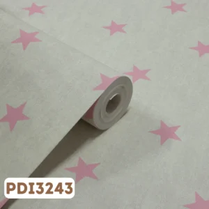 Papel de Parede Infantil Estrela Rosa - PDI3243