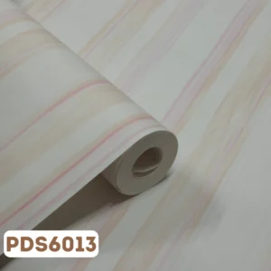 Papel de Parede Listras Rosa, Creme e Marrom - PDS6013