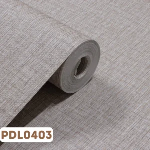 Papel de Parede Vinílico Linho Cinza - PDL0403