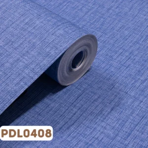 Papel de Parede Vinílico Linho Azul Vibrante - PDL0408