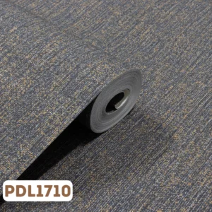 Papel de Parede Vinílico Linho Preto e Ferrugem - PDL1710