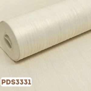 Papel de Parede Vinílico Listrado Bege -  PDS3331