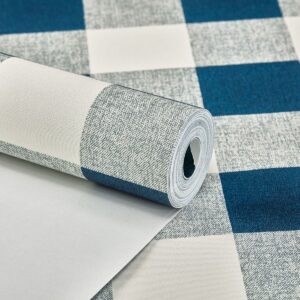 Papel de Parede Xadrez Azul - CES - M1001