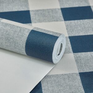 Papel de Parede Xadrez Azul - CES -M1005
