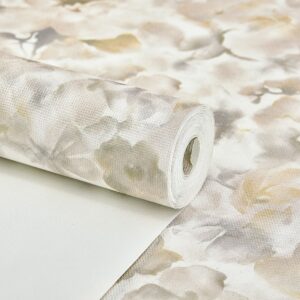 Papel de Parede Floral Marrom e Bege - CES - T536 - 4