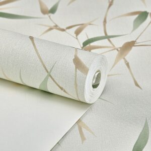 Papel de Parede Floral  Verde Marrom  - CES - T539 - 1