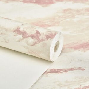 Papel de Parede Marmorizado Rosa - CES - T542 - 5