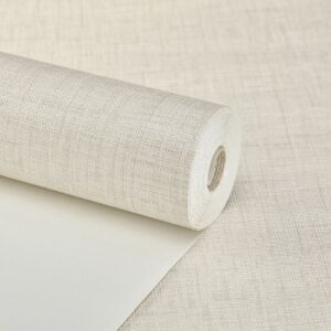 Papel de Parede Linho Texturizado Bege - CES - T551 - 1