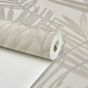 Papel de Parede Floral Marrom - CES - T555 - 3