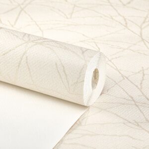 Papel de Parede Abstrato Bege Claro - CES - T557- 2