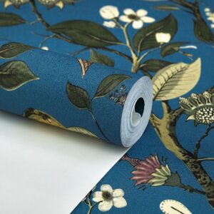 Papel de Parede Floral Azul - CES - TS18281