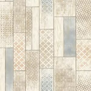 Papel de Parede Bege Geométrico - IF-370701