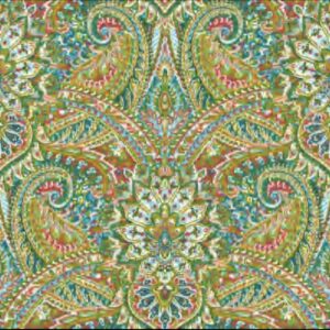 Papel de Parede Verde Paisley - IF-005801