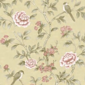 Papel de Parede Floral Flor Rosa - IF-774602