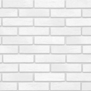 Papel de Parede Branco Tijolinho - IF-001031