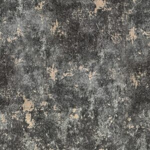 Papel de Parede Cinza Chumbo Dourado Rústico - CS-010115