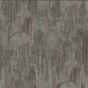 Papel de Parede Marrom Acinzentado Folhas Estilizadas - CS-522909