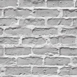 Papel de Parede Cinza Tijolinho Rústico - CS-771002