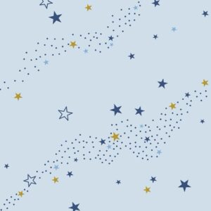 Papel de Parede Infantil Estrelinhas Azul - MD-9060