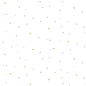 Papel de Parede Infantil Estrelas Coloridas - MD-3301