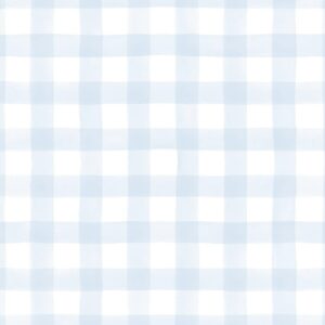 Papel de Parede Infantil Xadrez Azul -MD-1001