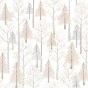 Papel de Parede Infantil Floral Rosa - MD-0102